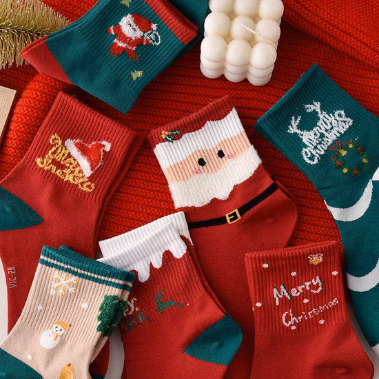 Buon prezzo Vacanze in famiglia Decorazioni per feste di Natale Calzino di Babbo Natale